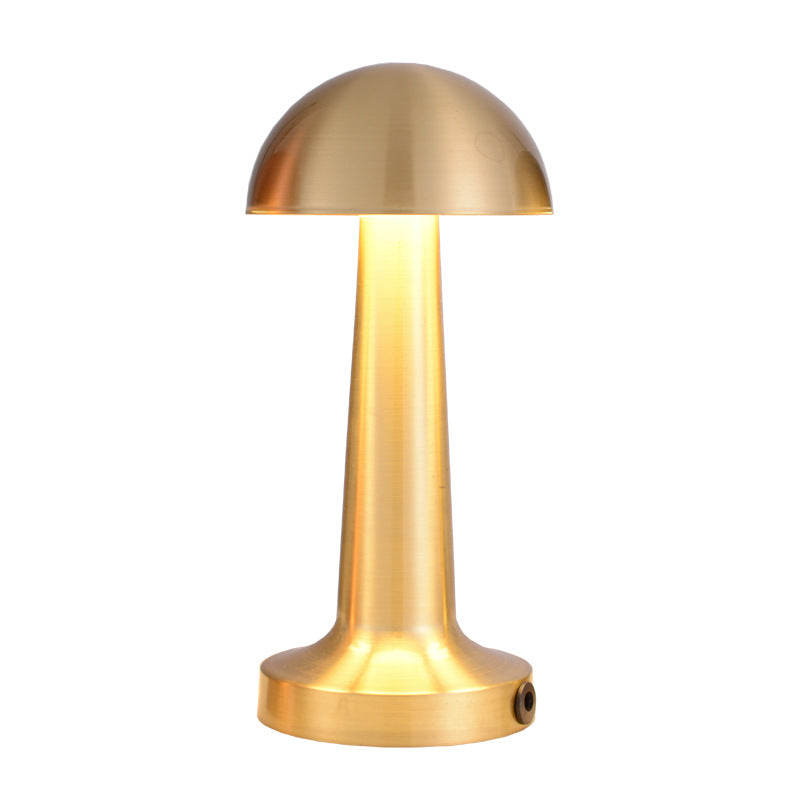 Lampa de birou, At Performance, portabila ciupercuta, 22 cm, Gold